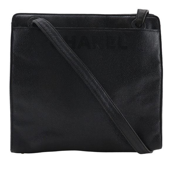 CHANEL Black Caviar Leather Tote Bag - Picture 1 of 16